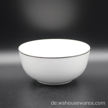Neues Design Kundenspezifisches Luxus-Knochen-Porzellan-Geschirr Weiß